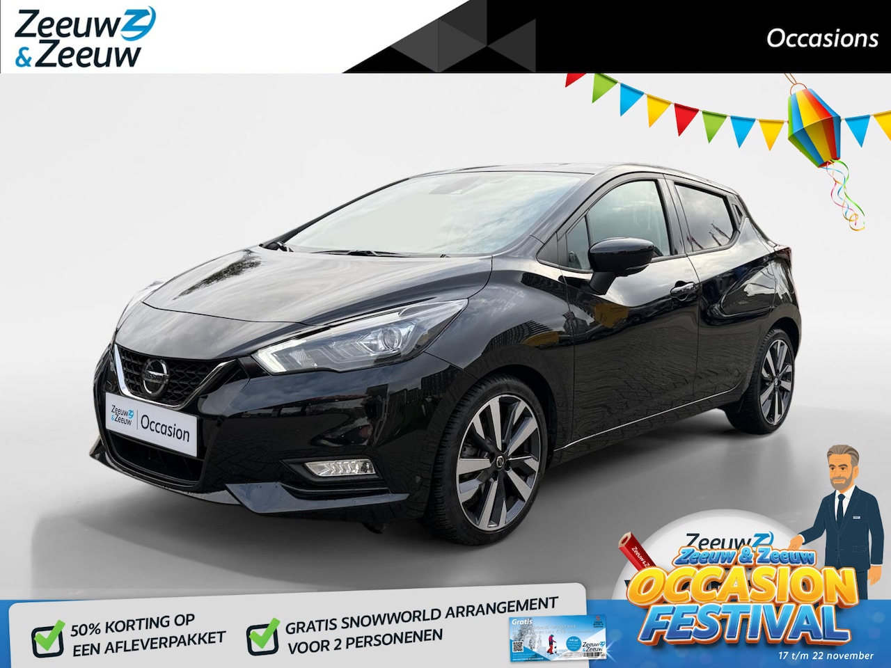 Nissan Micra - 1.0 IG-T Kiiro | Automaat | 360 Graden Camera | Stoelverwarming | Bose | Navigatie | Telef - AutoWereld.nl