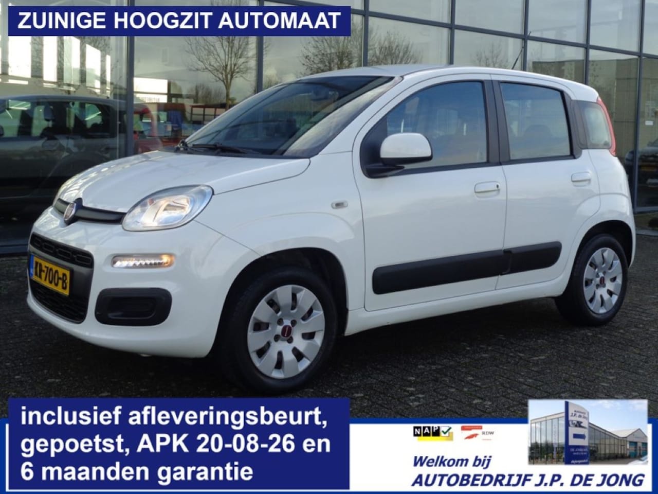 Fiat Panda - 0.9 TwinAir Edizione Cool | Automaat | 5 pers | Navigatie | Airco | Parkeersensoren | NL Auto | Hoogzit - AutoWereld.nl
