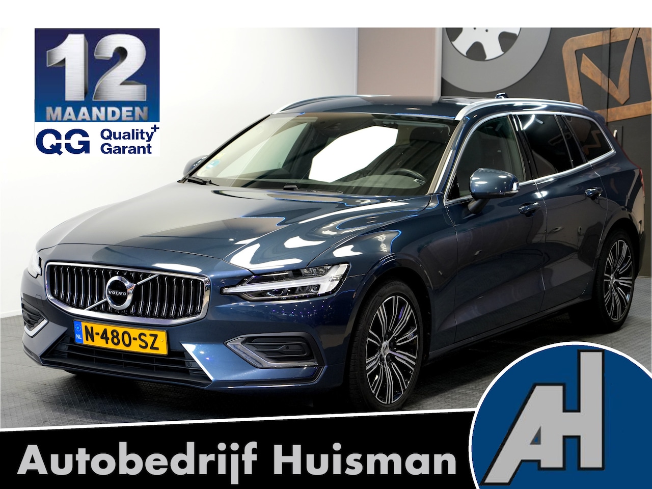 Volvo V60 - 2.0 B4 MHEV 145kW/197pk Aut8 Inscription ADAPT.CRUISE + NAVI SENSUS + DRIVE MODES + PILOT - AutoWereld.nl
