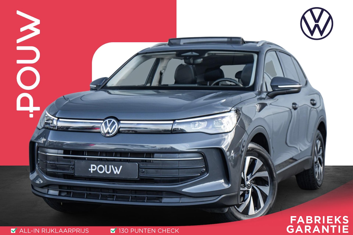 Volkswagen Tiguan - 1.5 eTSI 150pk DSG Life Edition | Panoramadak | Achteruitrijcamera | Voorstoelen & Stuurwi - AutoWereld.nl