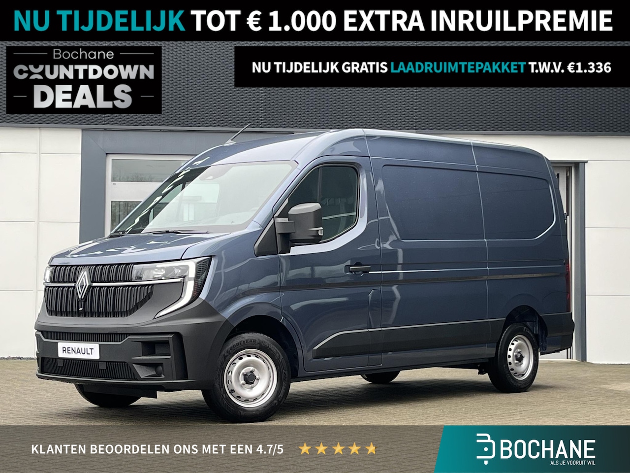 Renault Master - T35 2.0 dCi 130 L2H2 Advance | Nieuw BPM Vrij | Blue Gris | - AutoWereld.nl