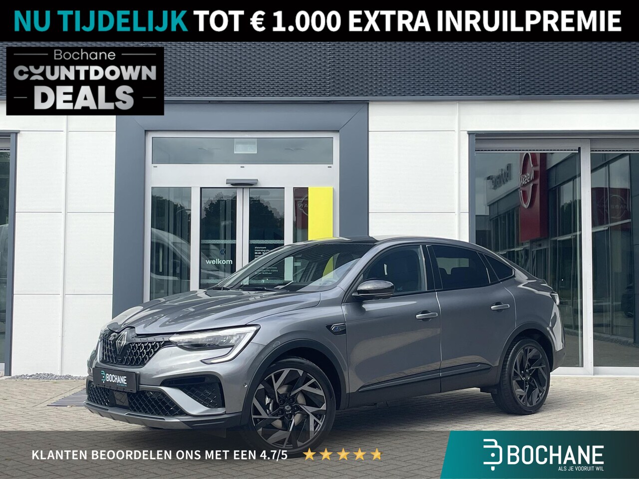 Renault Arkana - 1.6 E-Tech Hybrid Esprit Alpine | Naviagtie | Rondom zicht camera | Stoelverwarming | - AutoWereld.nl