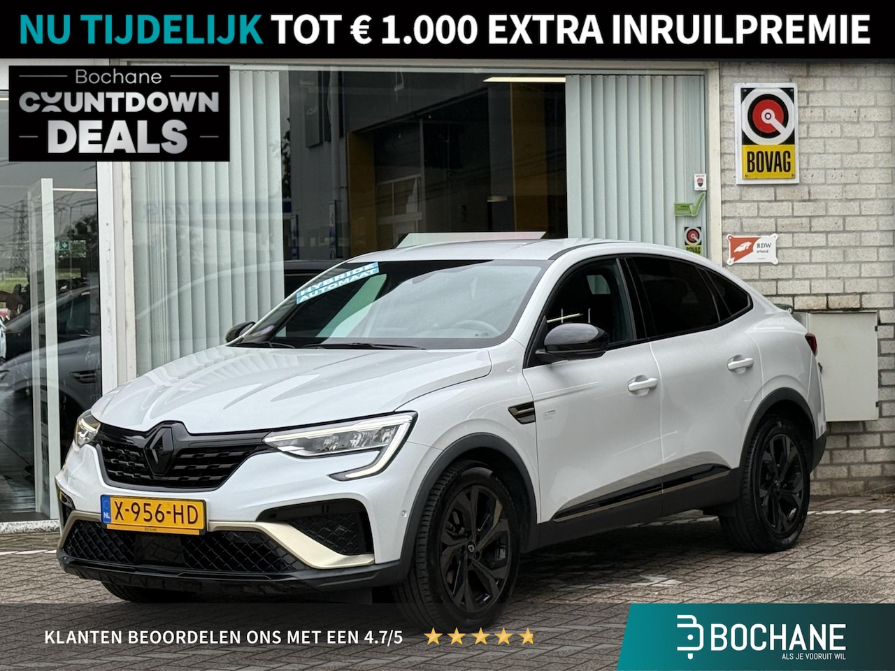 Renault Arkana - 1.6 E-Tech hybrid 145 E-Tech engineered | Navigatie | Climate Control | Leder | Cruise Con - AutoWereld.nl