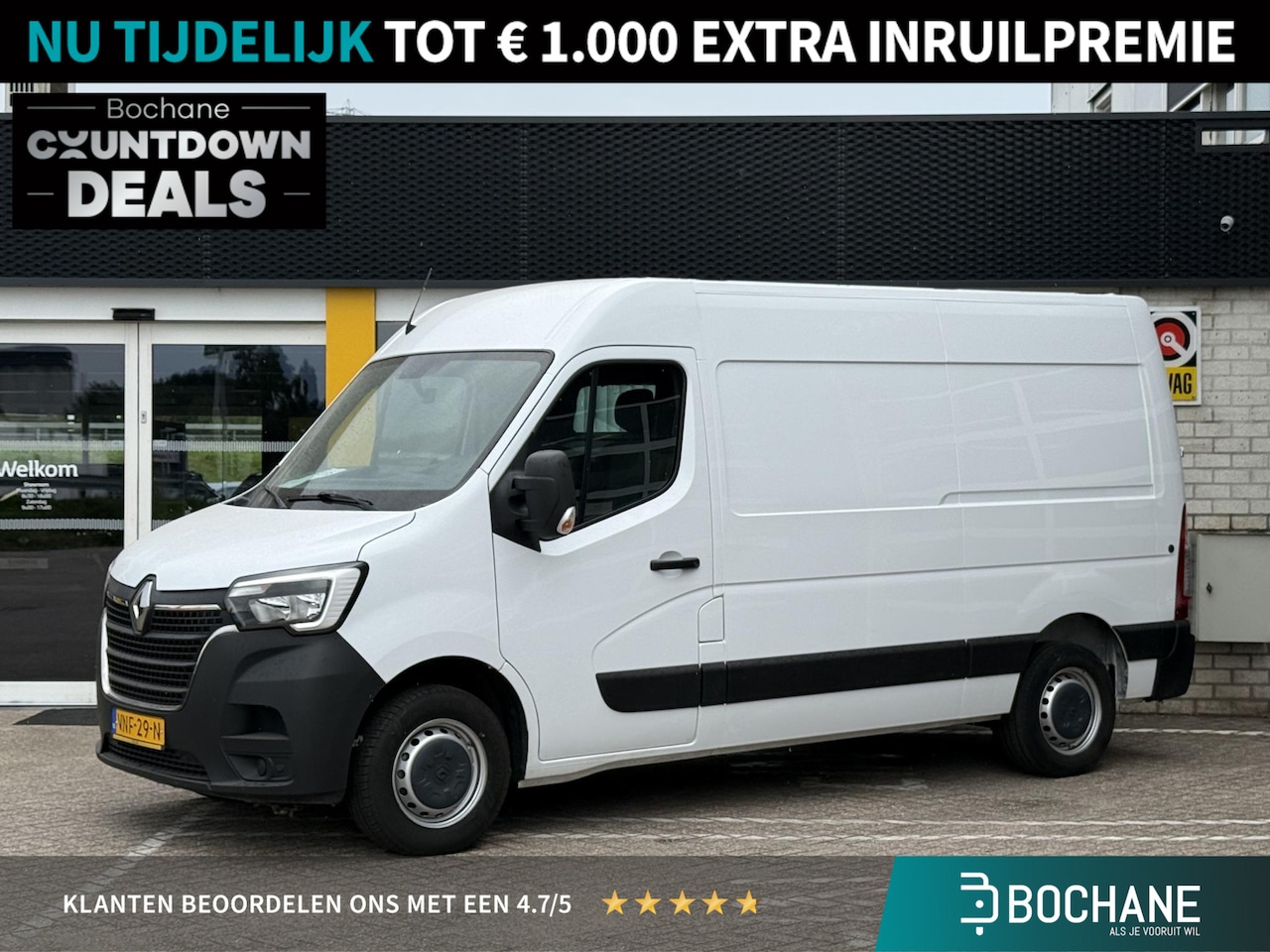 Renault Master - T33 2.3 dCi 135 L2H2 Comfort | Trekhaak | Navigatie | DAB | Airco | Parkeersensoren | BT-T - AutoWereld.nl