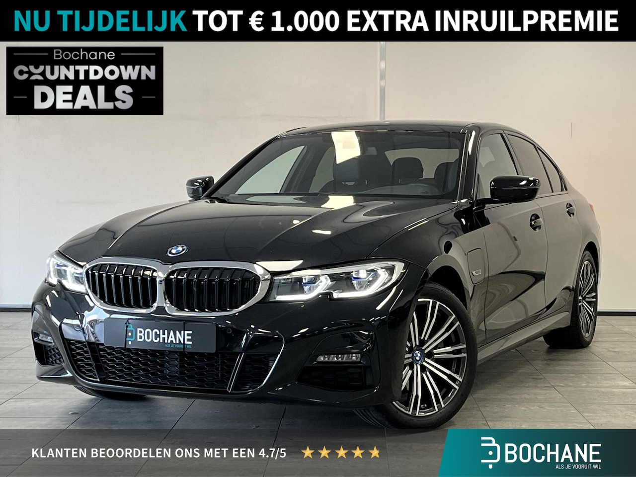 BMW 3-serie - 320e M-sport | soH 95,6 % | LASER LIGHT | CARPLAY | CAMERA | LEER/ALCANTARA | - AutoWereld.nl