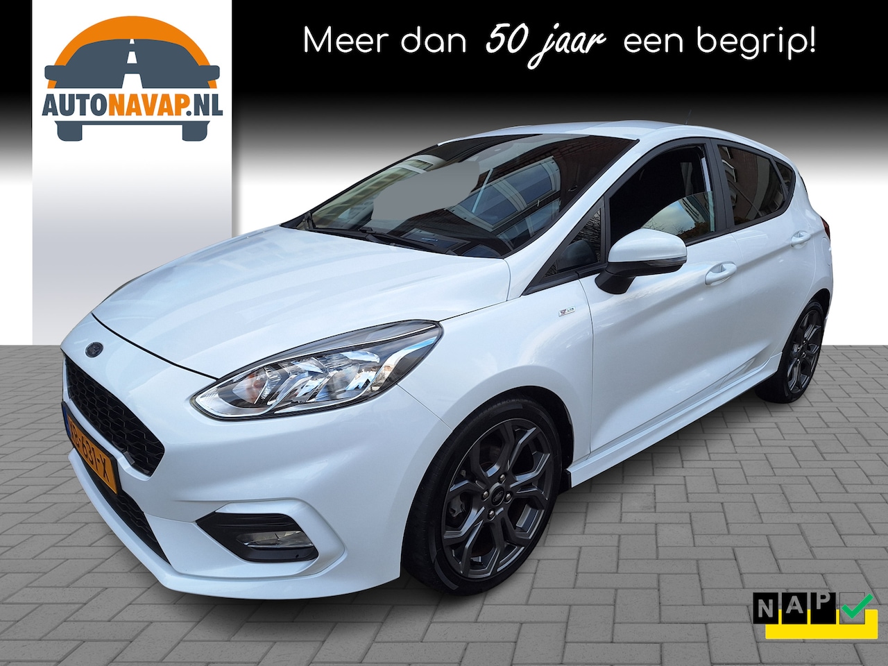 Ford Fiesta - 1.0 EcoBoost ST-Line /Navi/Clima/Apple/Android/Cruise/Pdc/Garantie - AutoWereld.nl
