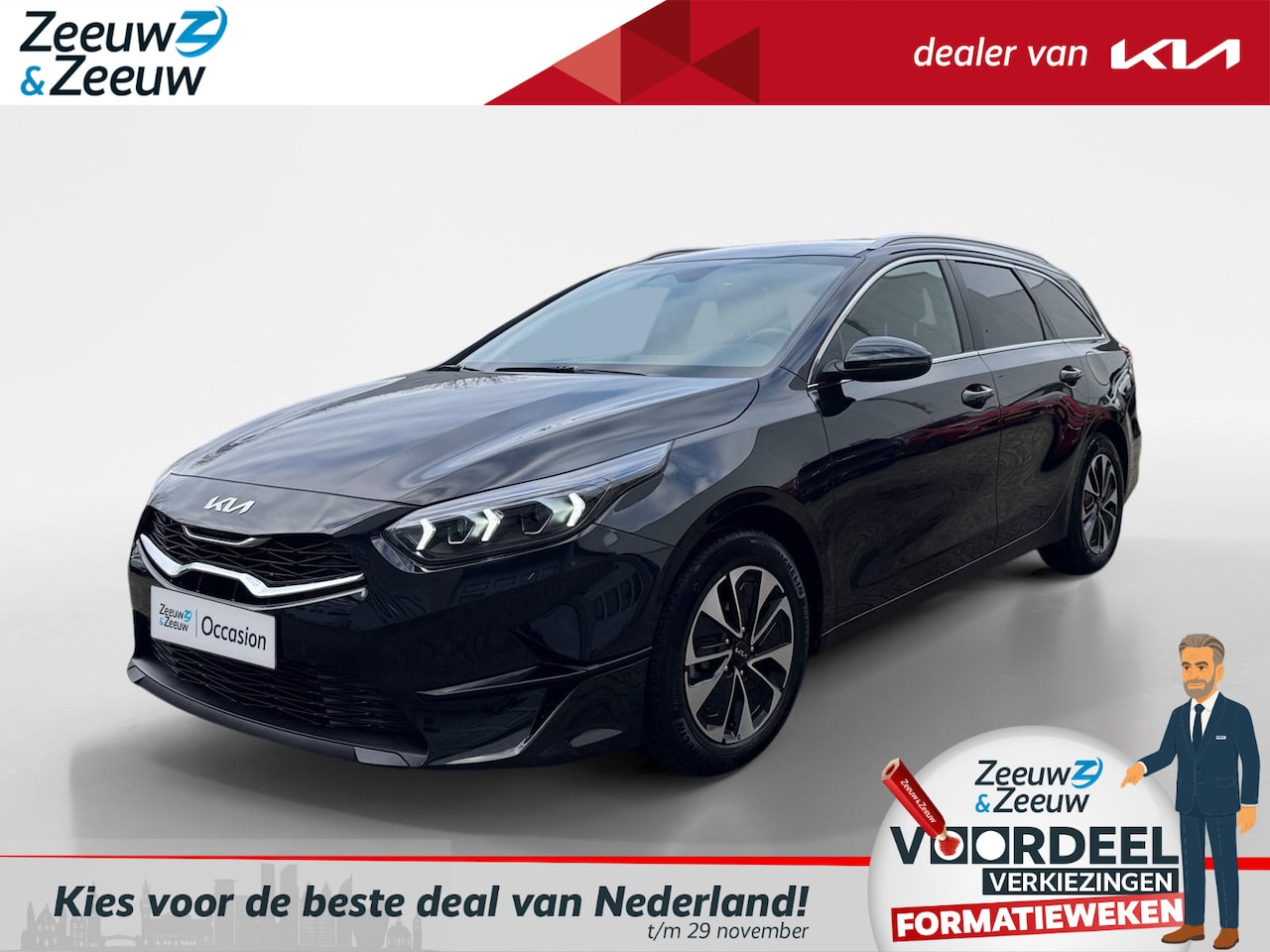 Kia Cee'd Sportswagon - Ceed 1.0 T-GDi Design Edition | Navi | Clima | Camera | Stoel-/Stuurverwarming | LM Velgen - AutoWereld.nl