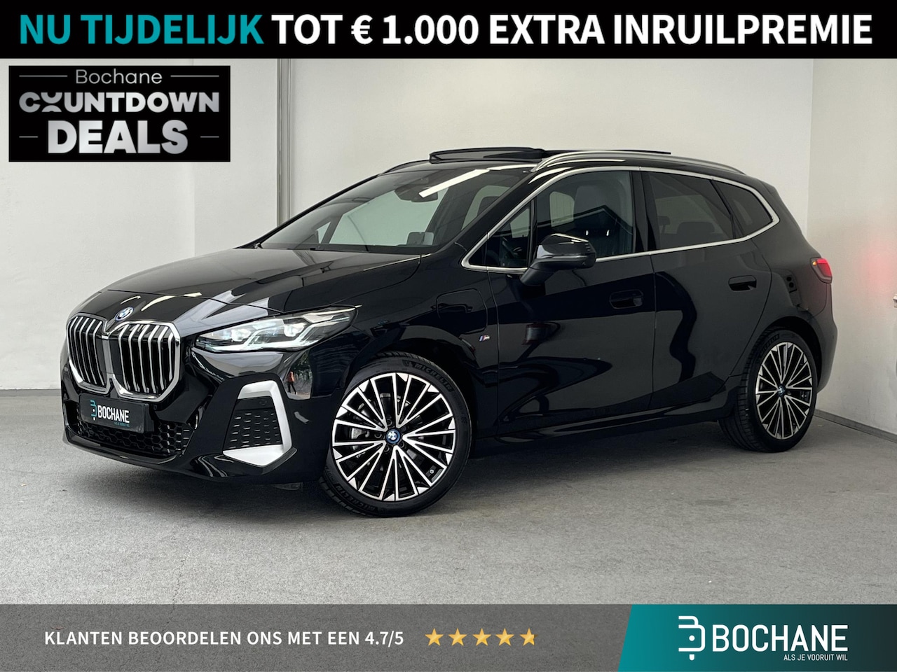 BMW 2-serie Active Tourer - 225e xDrive M-sport | PANO | 360 CAMERA | HEAD-UP | - AutoWereld.nl
