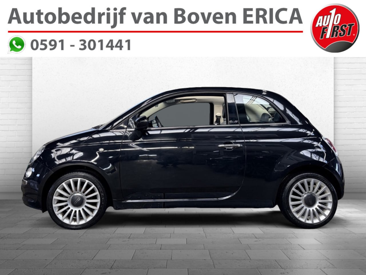 Fiat 500 C - 0.9 TwinAir Lounge Airco BT tel PDC Nap - AutoWereld.nl