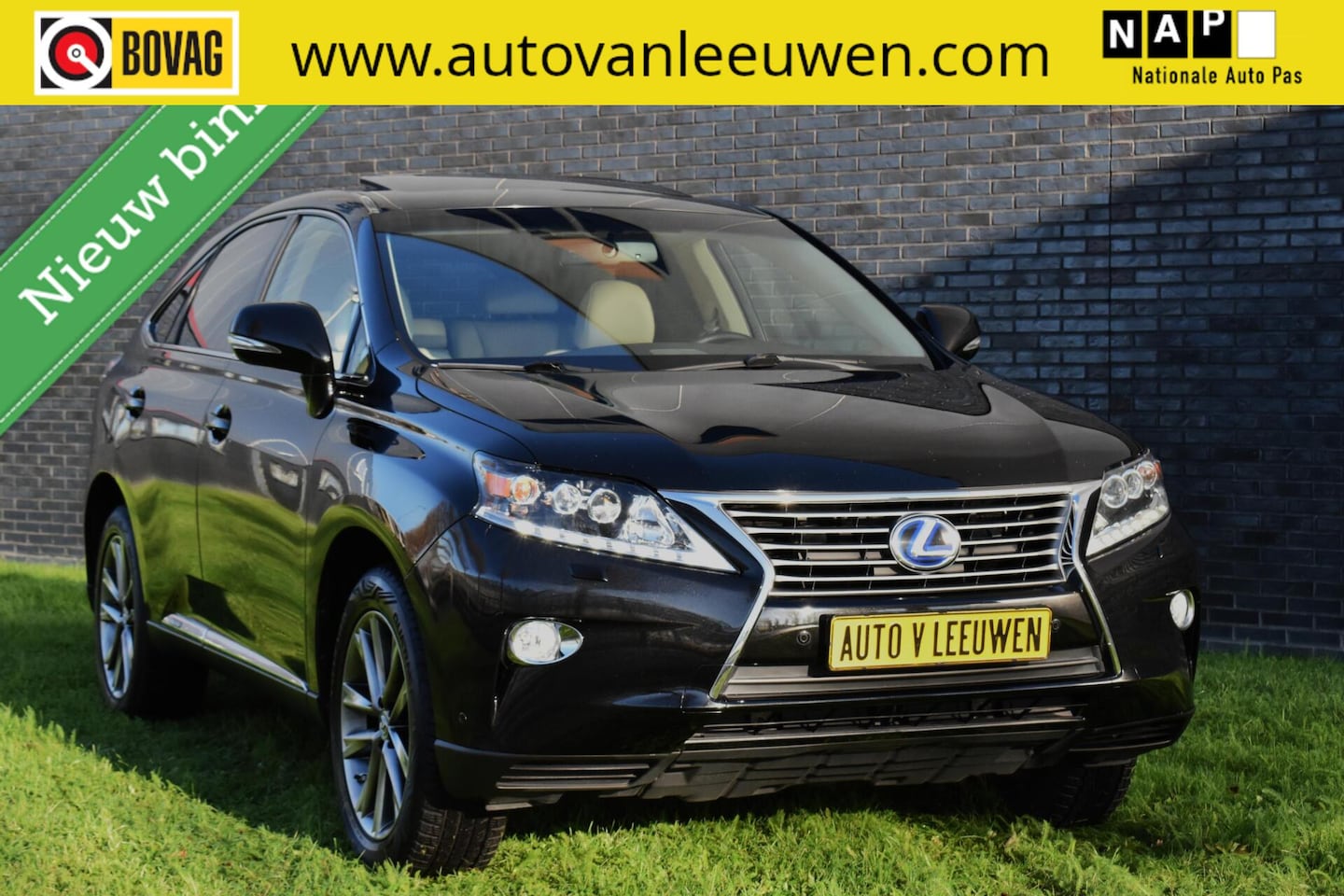 Lexus RX 450h - 4WD Hybrid LEDER/SCHUIFDAK/CAMERA/PDC/XENON/ETC.! - AutoWereld.nl