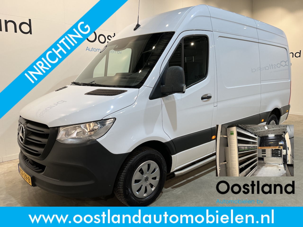 Mercedes-Benz Sprinter - 311 CDI L2H2 RWD / Euro 6 / Servicebus / Bott inrichting / 220V / Airco / Oprijplaat / Com - AutoWereld.nl