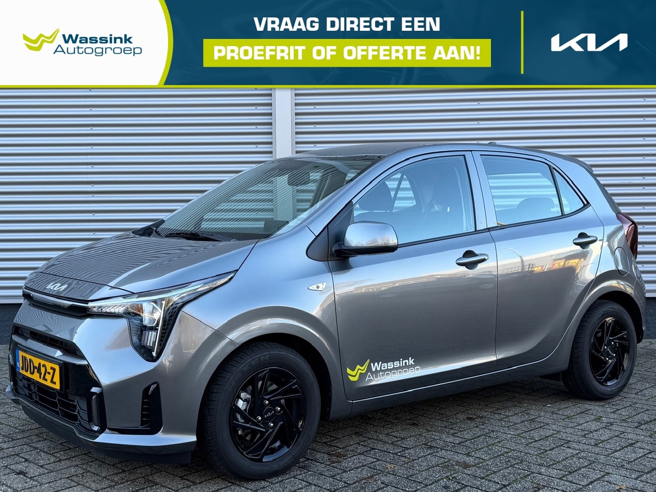 Kia Picanto - 1.0 DPi 63pk 4-zits DynamicLine | Navigatie | Airco | Camera | - AutoWereld.nl