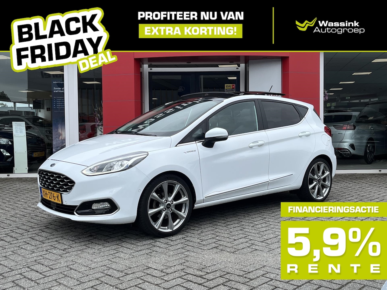 Ford Fiesta - BLACK FRIDAY DEAL | 1.0 EcoBoost 125pk 5dr Vignale | Stoel/ Stuur verwarming | Voorruitver - AutoWereld.nl