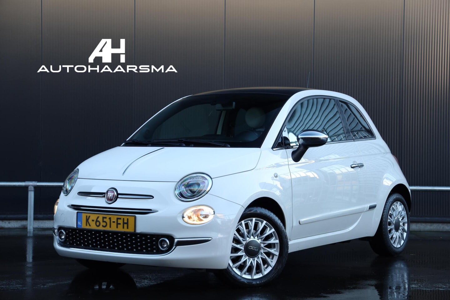 Fiat 500 - 1.0 Hybrid Star Clima Pano Navigatie Cruise LED DAB+ NL-Auto NAP! - AutoWereld.nl