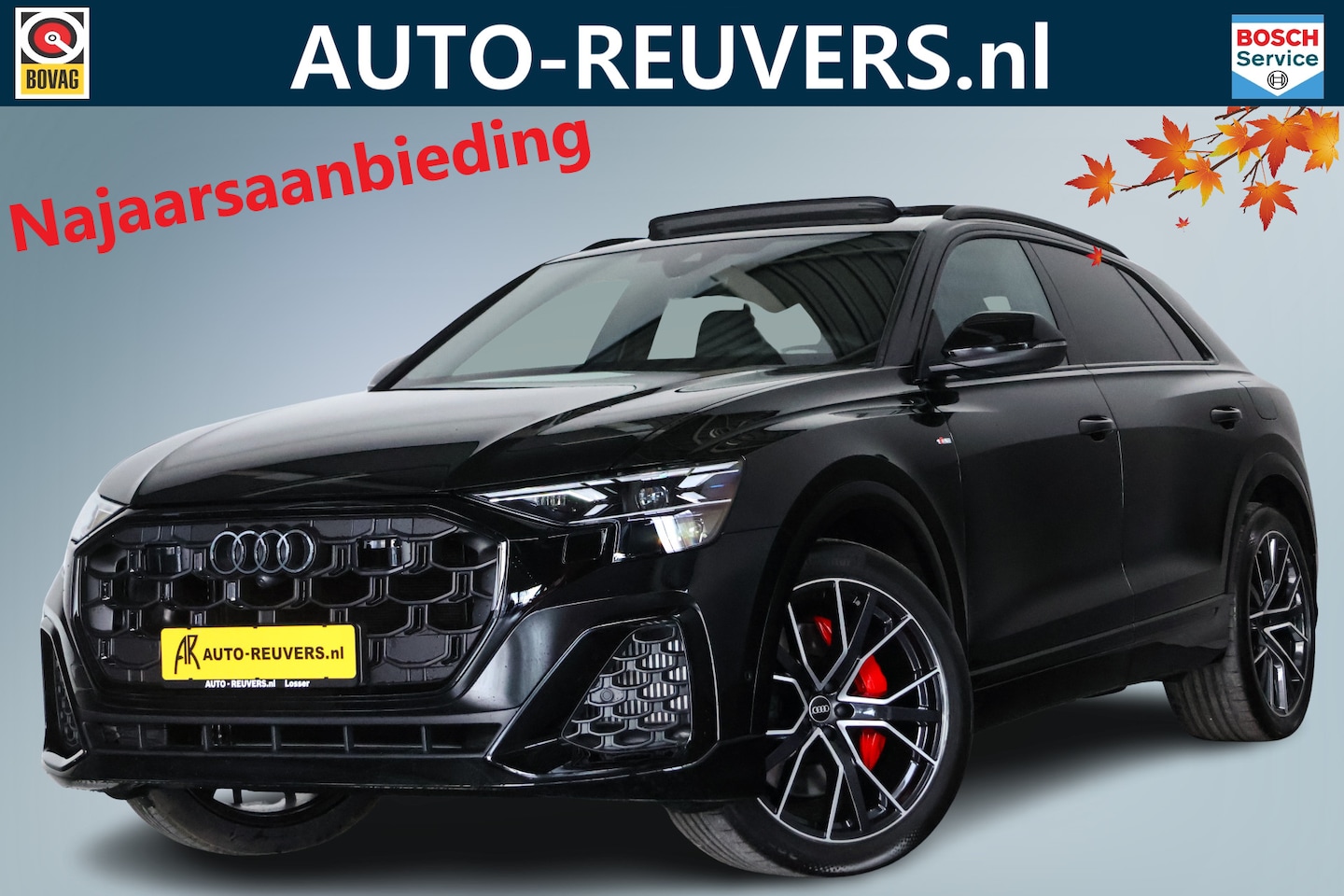 Audi Q8 - 55 TFSI e quattro S-Line Pro / Opendak / B&O / HUD / ACC / Trekhaak - AutoWereld.nl