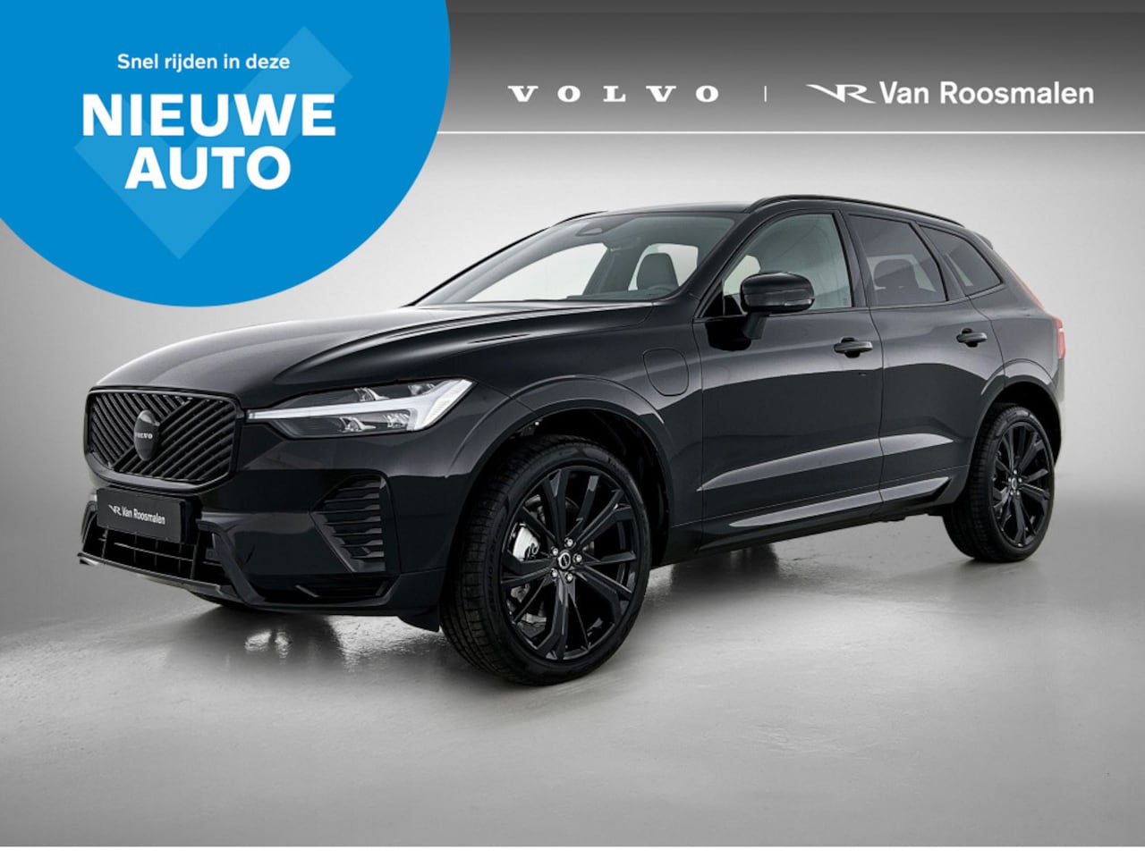 Volvo XC60 - T6 Plus Black Edition | Nieuw | Voorraad | Onyx Black | Nappa Op - AutoWereld.nl