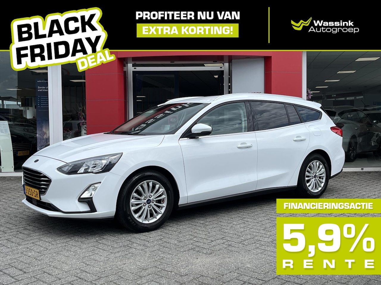 Ford Focus Wagon - BLACK FRIDAY DEAL | 1.0 Hybrid Automaat 125pk Titanium X Business | Head up display | Navi - AutoWereld.nl