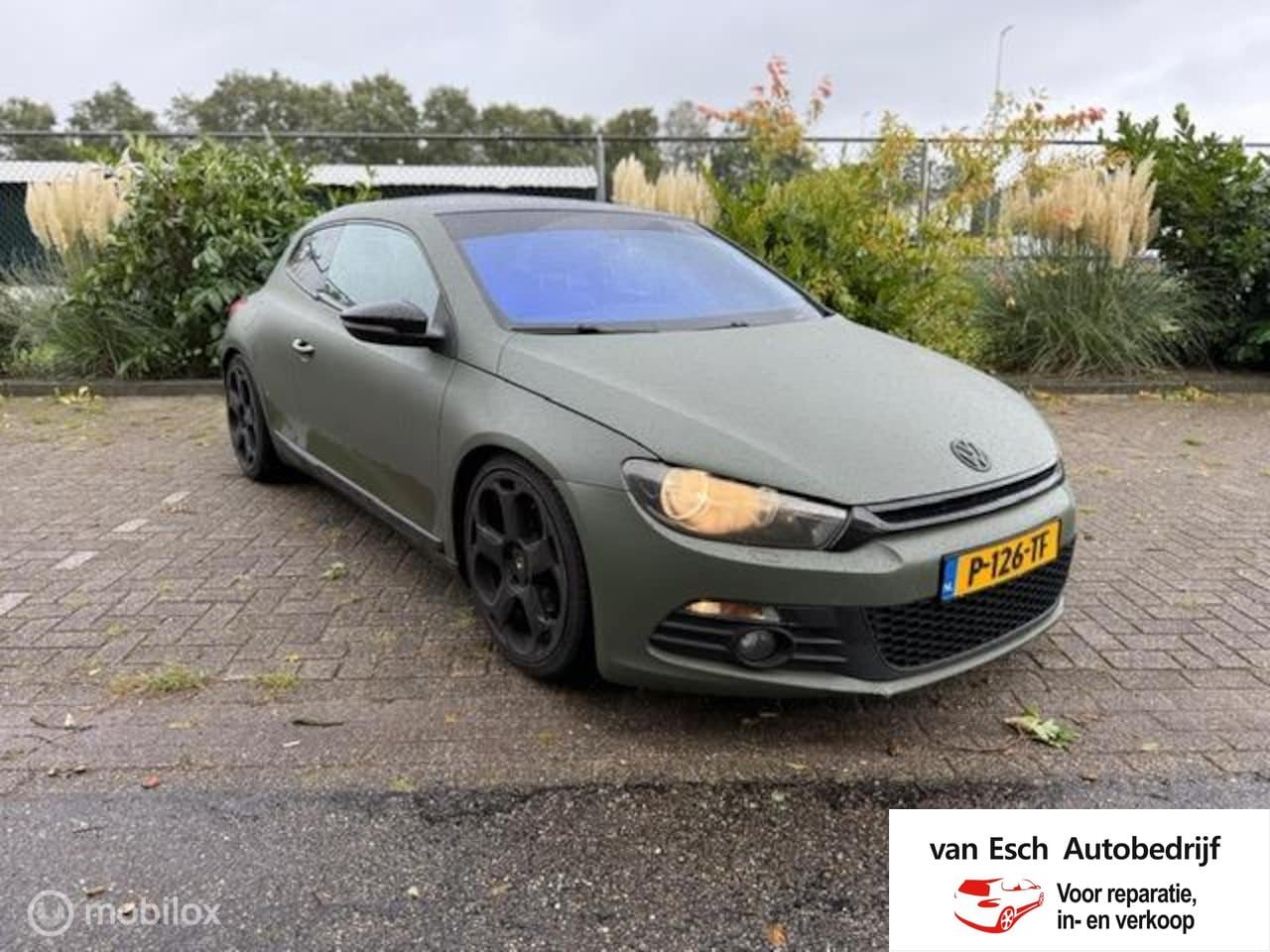 Volkswagen Scirocco - 1.4 TSI I airco I mat groen gewrapt I 6 versnellingen - AutoWereld.nl