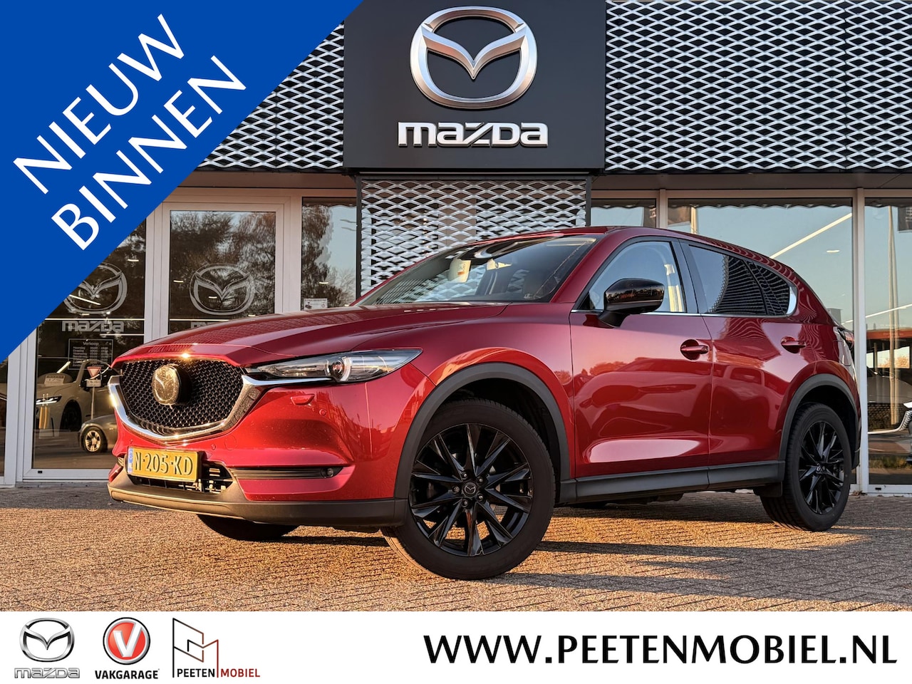 Mazda CX-5 - 2.0 SkyActiv-G 165 Sportive | ADAPTIVE CRUISE CONTROL | APPLE CARPLAY & ANDROID AUTO | 360 - AutoWereld.nl