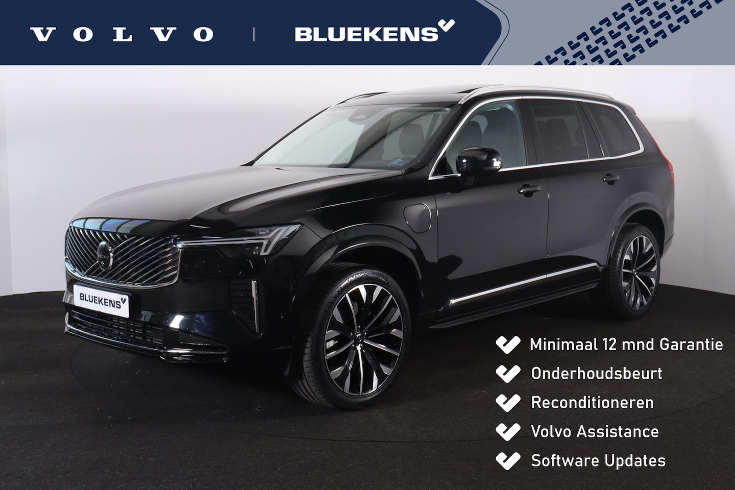 Volvo XC90 - T8 Recharge AWD Plus Dark - Panorama/schuifdak - IntelliSafe Assist & Surround - 360º Came - AutoWereld.nl