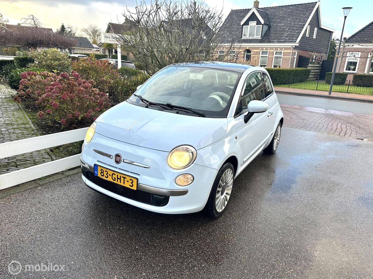 Fiat 500 - 1.2 Lounge AIRCO PANORAMADAK ACHTERUITRIJ CAMERA ELEKTRISCH PAKKET NIEUWE APK!! - AutoWereld.nl