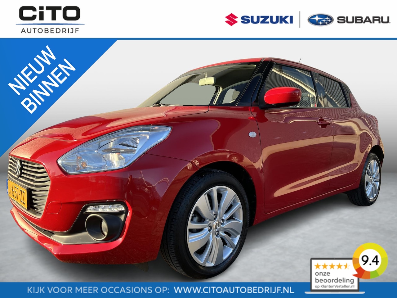 Suzuki Swift - 1.2 Select Smart Hybrid | Apple Carplay & Android Auto | Airco | LM Velgen | Lage KM-stand - AutoWereld.nl