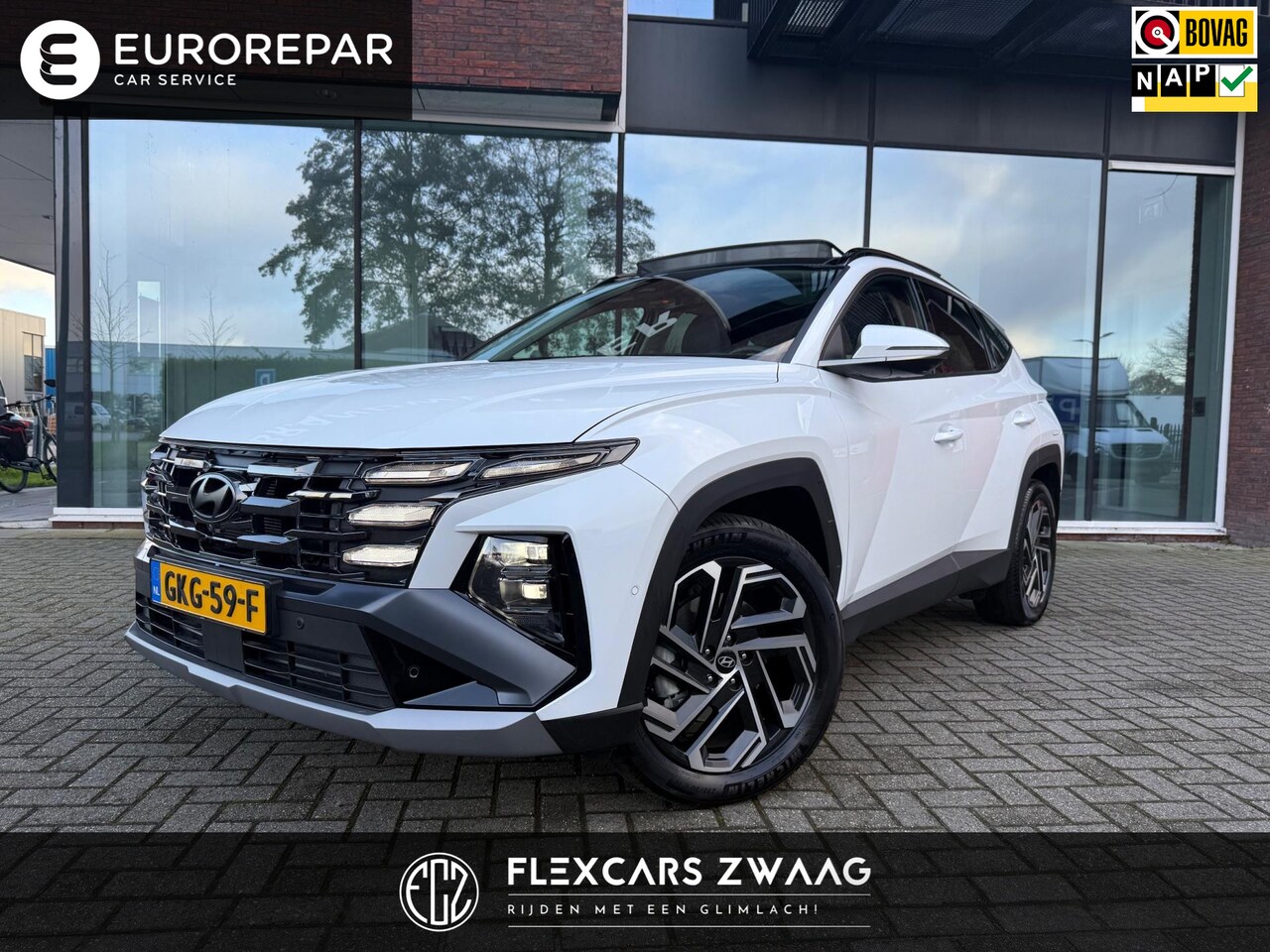 Hyundai Tucson - 1.6 T-GDI PHEV Premium Sky - New Model - Automaat - Navi - Pano/schuifdak - Leder - Org.NL - AutoWereld.nl