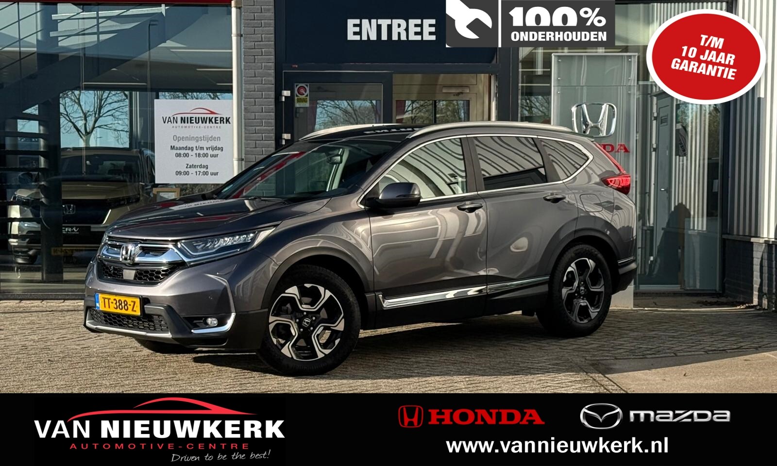 Honda CR-V - 1.5 VTEC TURBO Elegance | 2000KG trekgewicht | Stoelverwarming | Climate | Carplay | - AutoWereld.nl