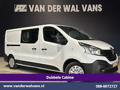 Renault Trafic - 1.6 dCi L2H1 Dubbele cabine Euro6 Airco | 6-Zits | Navigatie | Cruisecontrol | Trekhaak |
