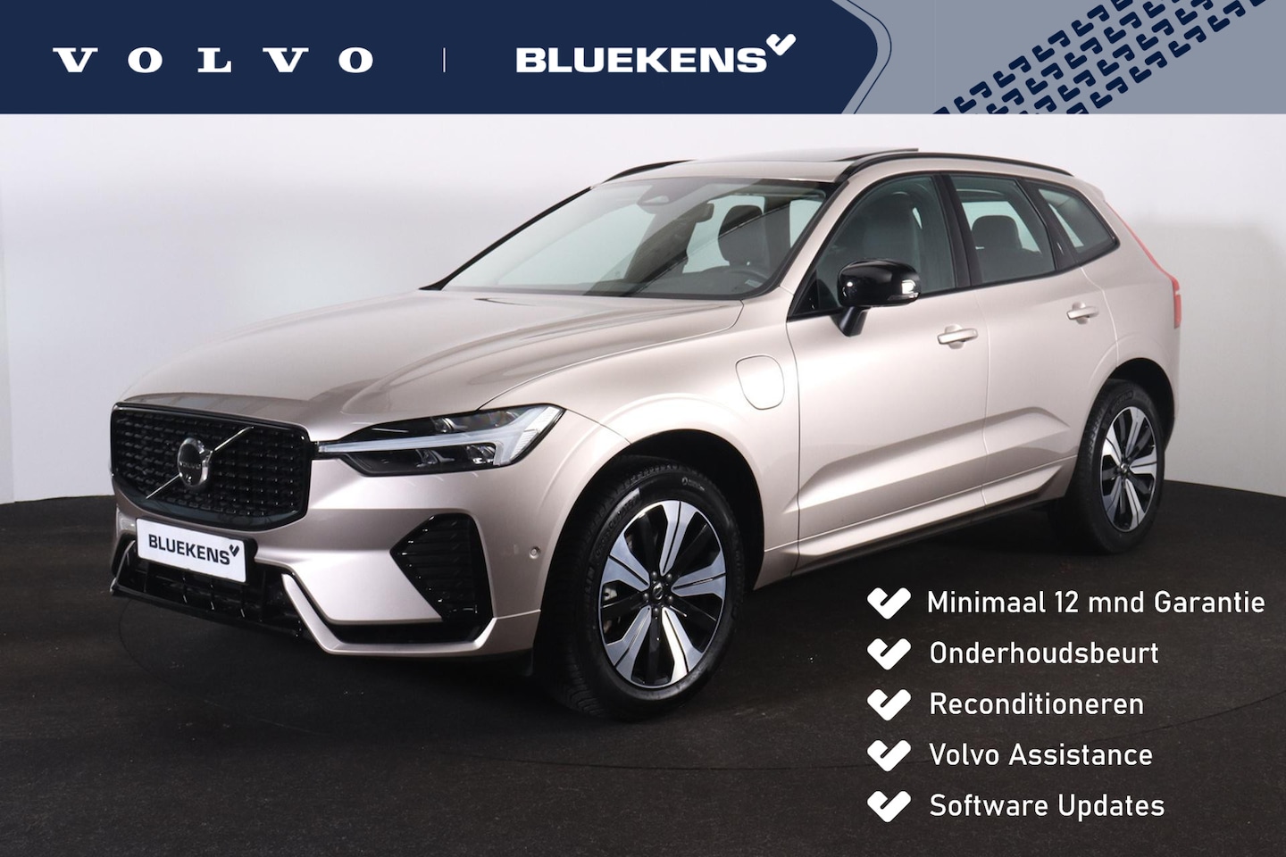 Volvo XC60 - T6 Recharge AWD Plus Dark - Panorama/schuifdak - IntelliSafe Assist & Surround - 360º Came - AutoWereld.nl