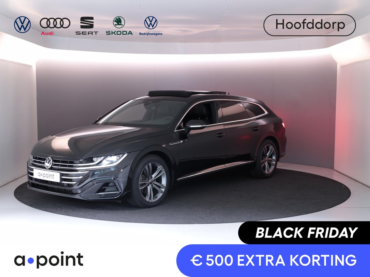 Volkswagen Arteon Shooting Brake - 2.0 TSI R-Line Business 190PK | Panorama dak | Clima | Sfeer | Achteruitrijcamera | - AutoWereld.nl