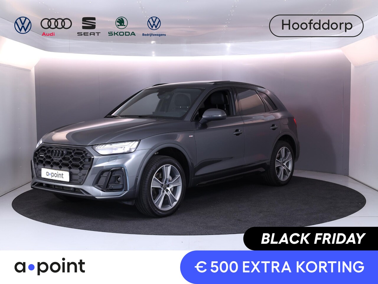 Audi Q5 - 50 TFSI e S-line Competition 299pk |  Panoramadak | Gratis Winterset | Wegklapbare trekhaa - AutoWereld.nl