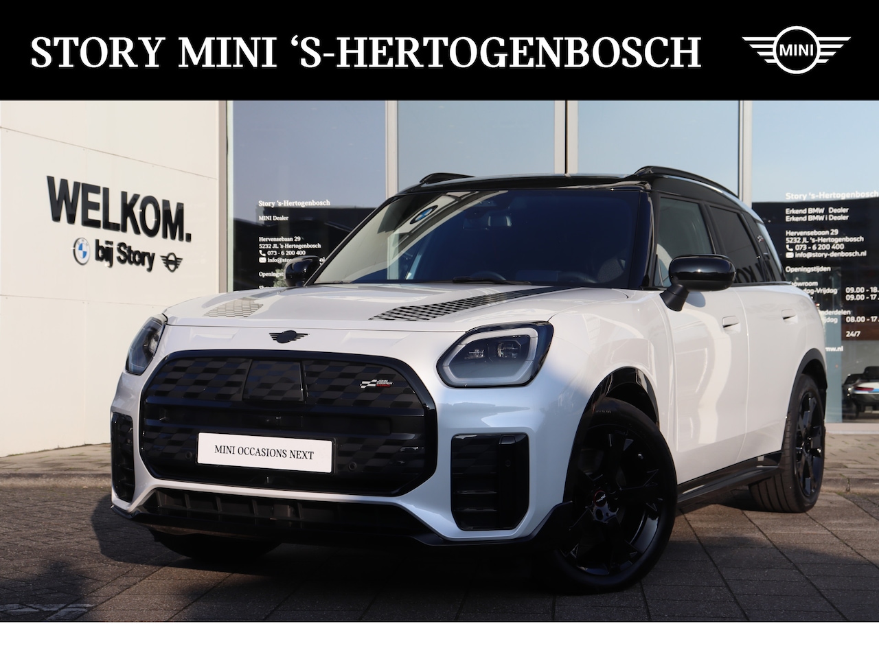 MINI Countryman - E / John Cooper Works / Pakket L / 19" John Cooper Works Runway Spoke Black - AutoWereld.nl