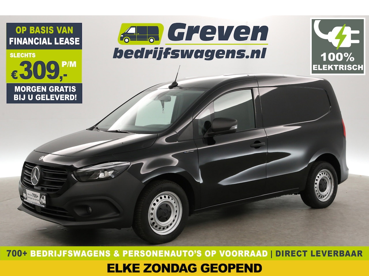 Mercedes-Benz eCitan - Pro 51 kWh 123PK | SOH 98% | Clima | Camera | Stoelverw. | LED | Parkeersens. - AutoWereld.nl