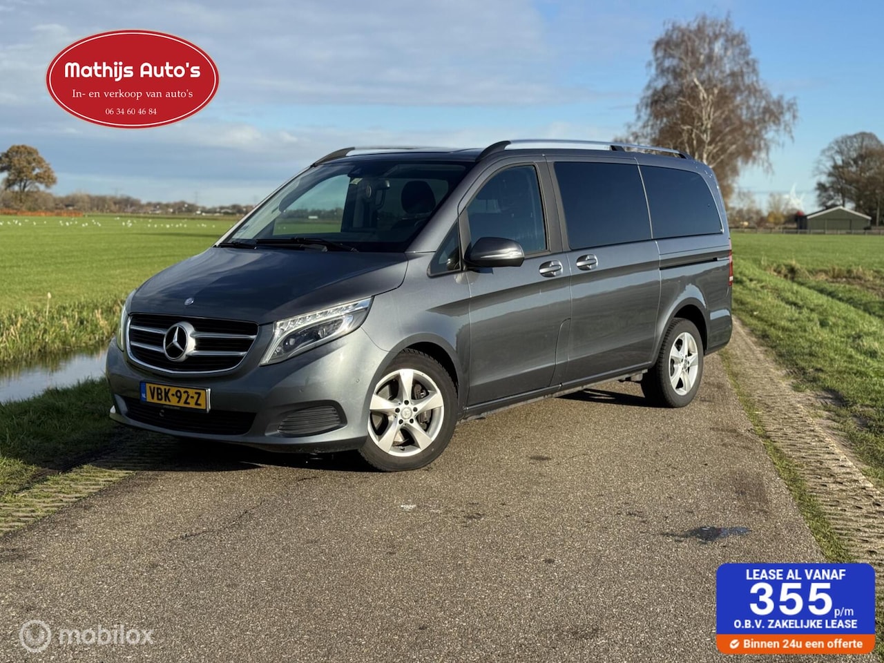 Mercedes-Benz V-klasse - 250 BlueTEC Lang Dubbelcabine! Burmester! Nette auto! - AutoWereld.nl