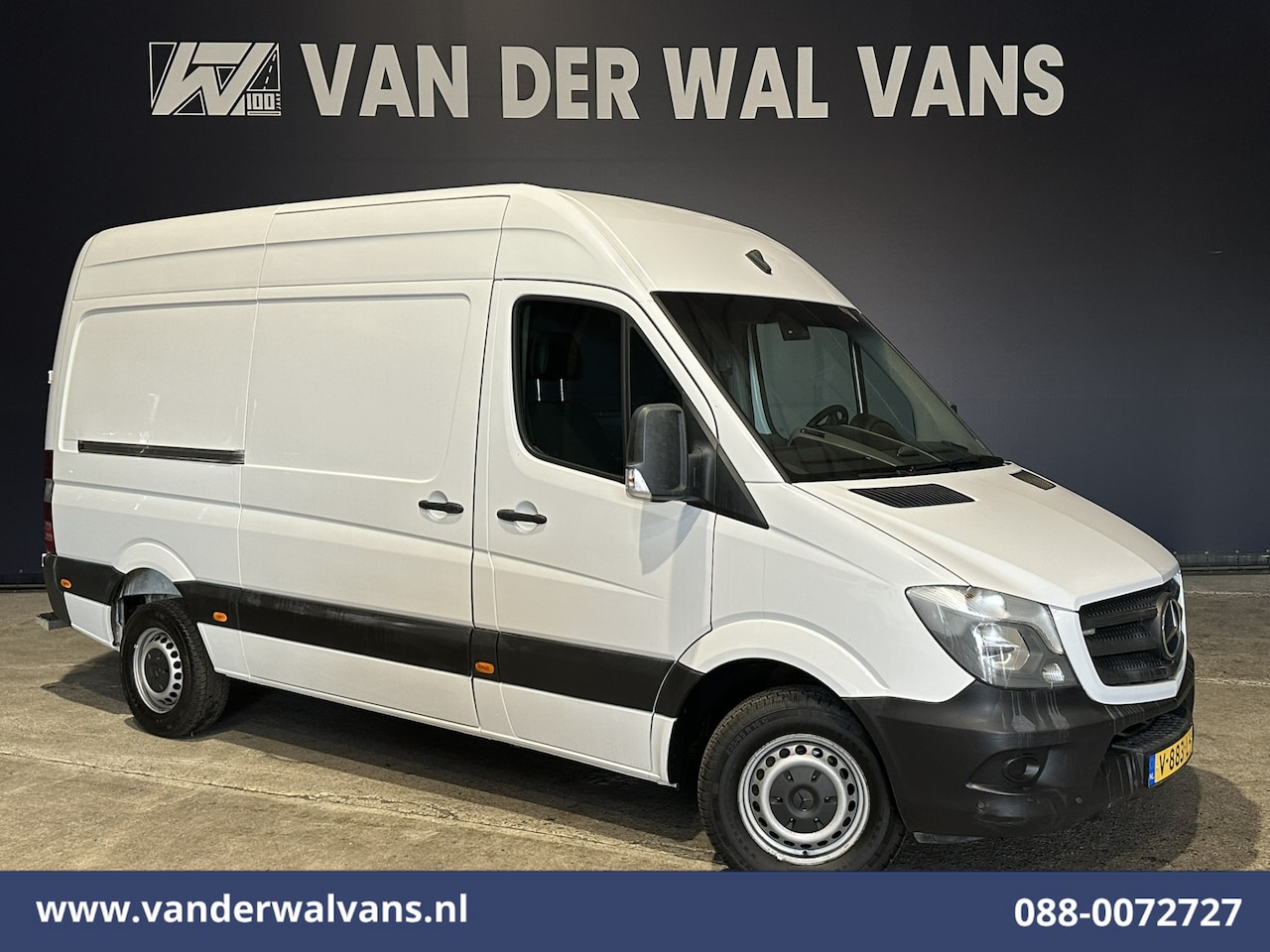 Mercedes-Benz Sprinter - 316 CDI 163pk L2H2 Euro6 Airco | Cruisecontrol | 2800kg Trekhaak Parkeersensoren - AutoWereld.nl