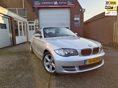 BMW 1-serie Cabrio - 118i High Executive, 1e eigenaar, Dealer onderhouden, Bruin leder
