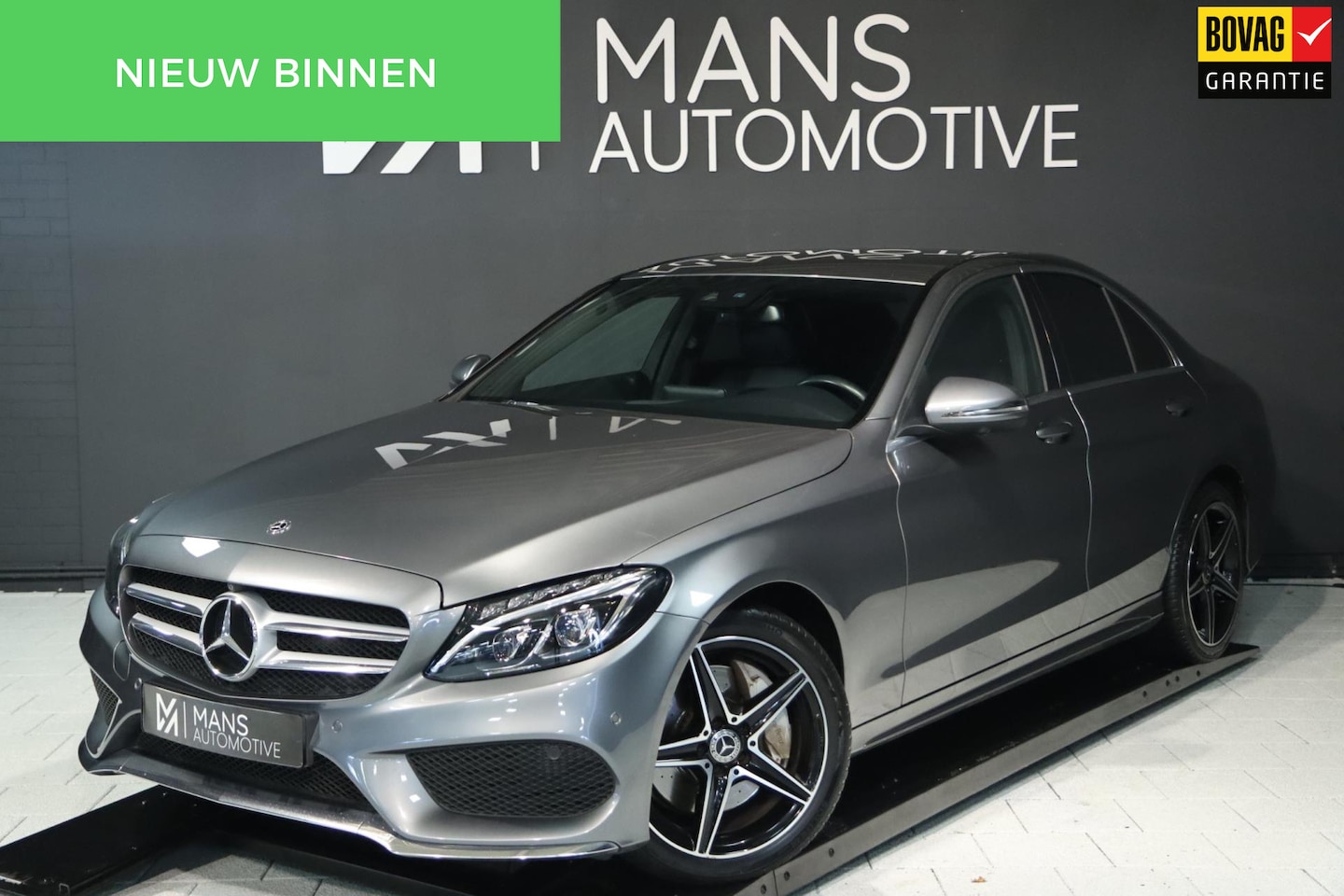 Mercedes-Benz C-klasse - 250 AMG / DODEHOEK / 360 / BURMESTER / DEALER SERVICE - AutoWereld.nl