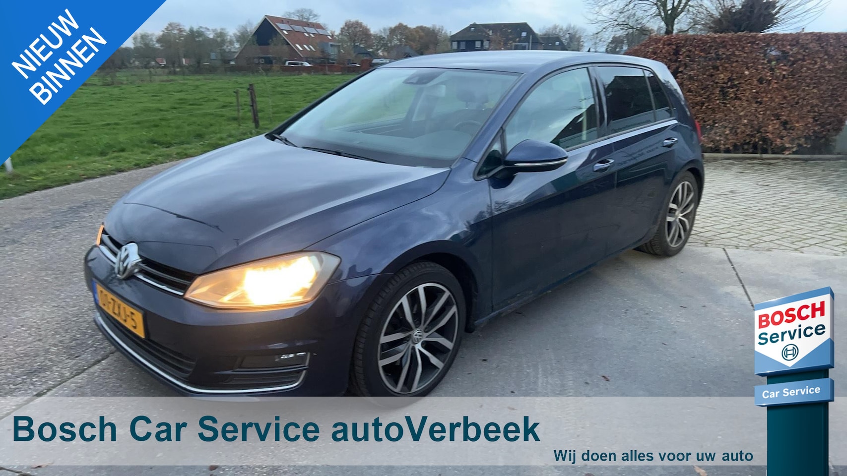 Volkswagen Golf - 1.4TSi 140pk ACT DSG Highline | Navi | Sportonderstel | Lane Assist | Licht&Zicht Pakket | - AutoWereld.nl