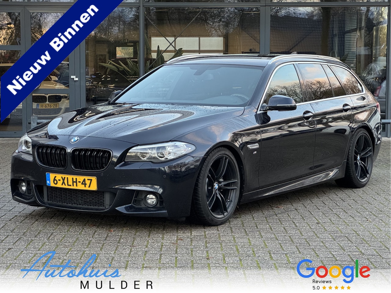 BMW 5-serie Touring - 520i Executive M-Pakket/Trekhaak/Xenon/Clima/Cruise/Navi/LM-Velgen - AutoWereld.nl