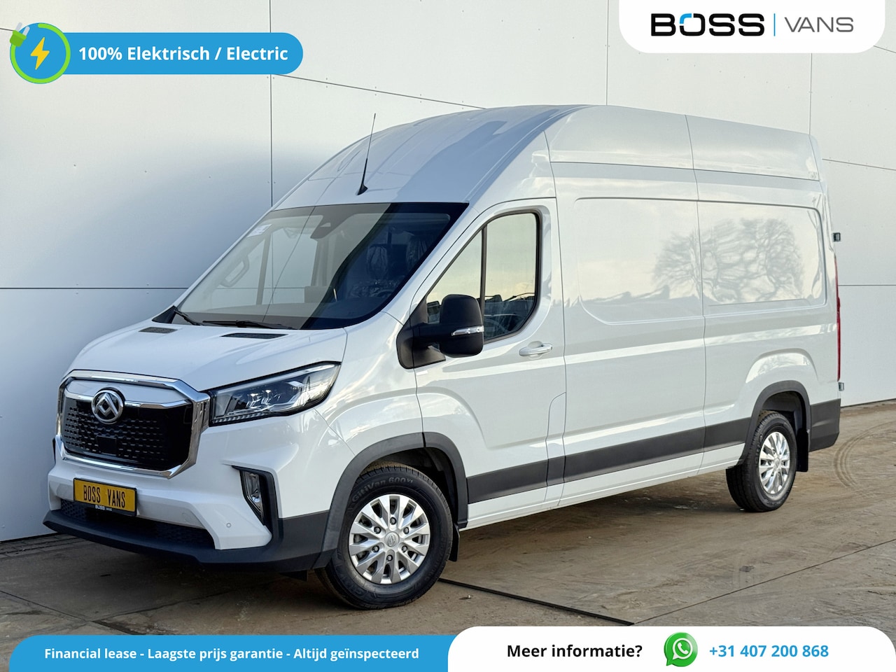 Maxus eDeliver 9 - 89kWh Nieuw Elektrisch 89kWh 398km WLTP L3H3 204PK Snelladen LED Airco Adaptieve Cruise Co - AutoWereld.nl