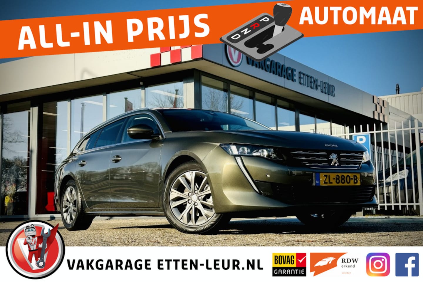 Peugeot 508 SW - 1.6 180 PK Allure | CAMERA | LED | APPLE + ANDROID | ADAPTIEVE C - AutoWereld.nl