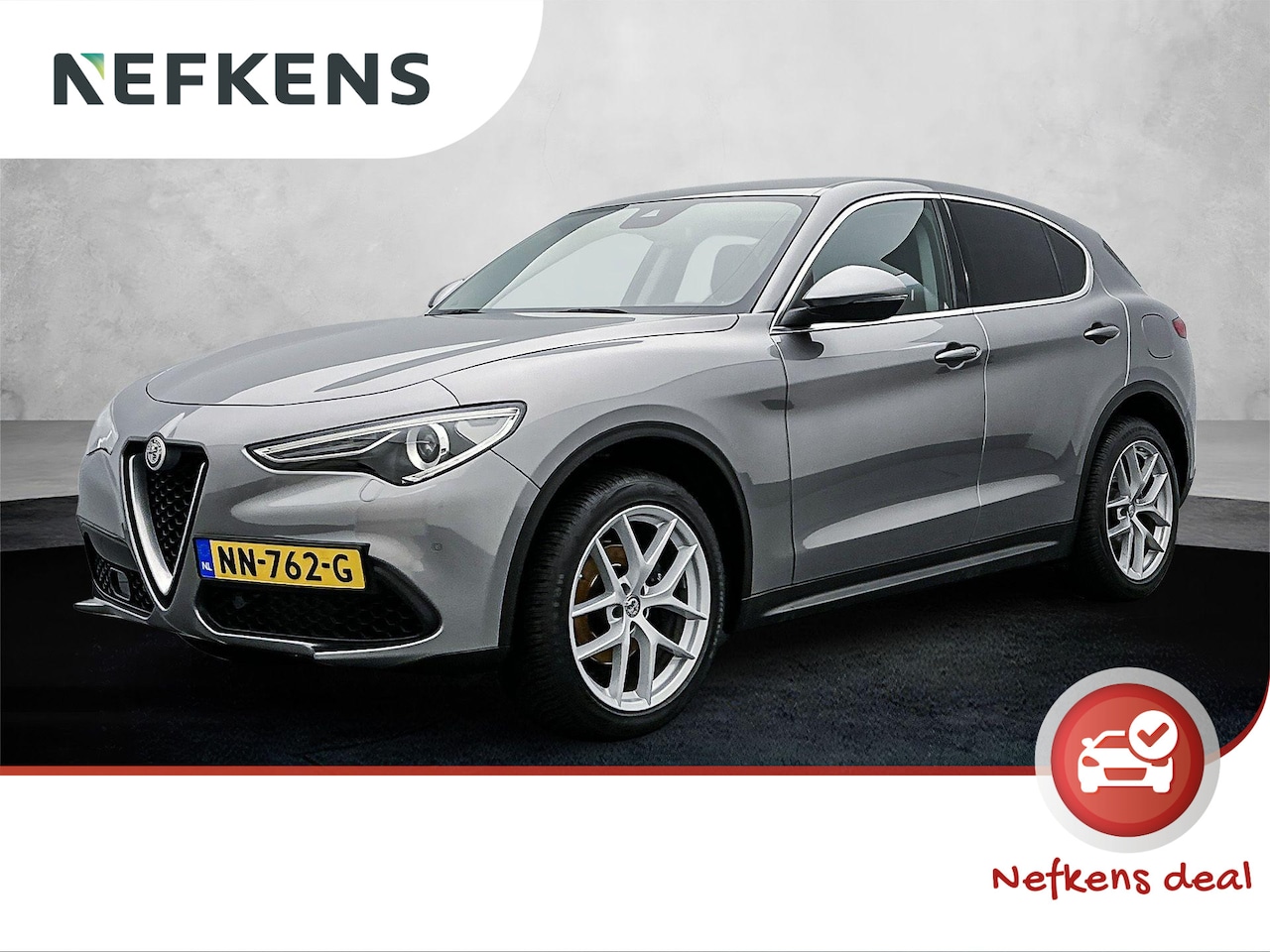 Alfa Romeo Stelvio - 2.0 Turbo 280pk First Edition AWD Automaat | Navigatie | Achteruitrijcamera | Leer | Verwa - AutoWereld.nl