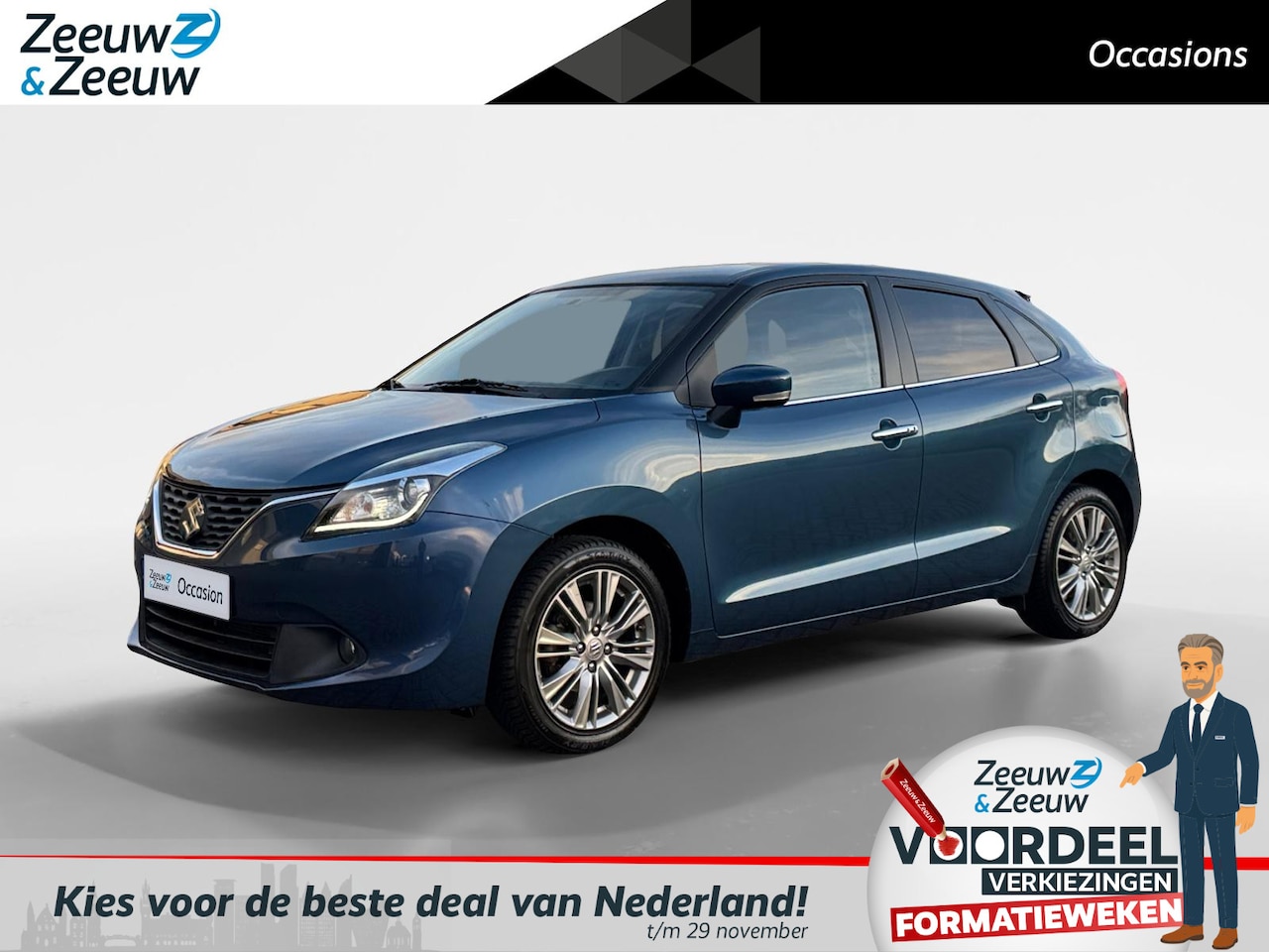 Suzuki Baleno - 1.2 High Executive | Zeer nette auto | Automaat | Adaptief cruise control | Navigatie | Ac - AutoWereld.nl