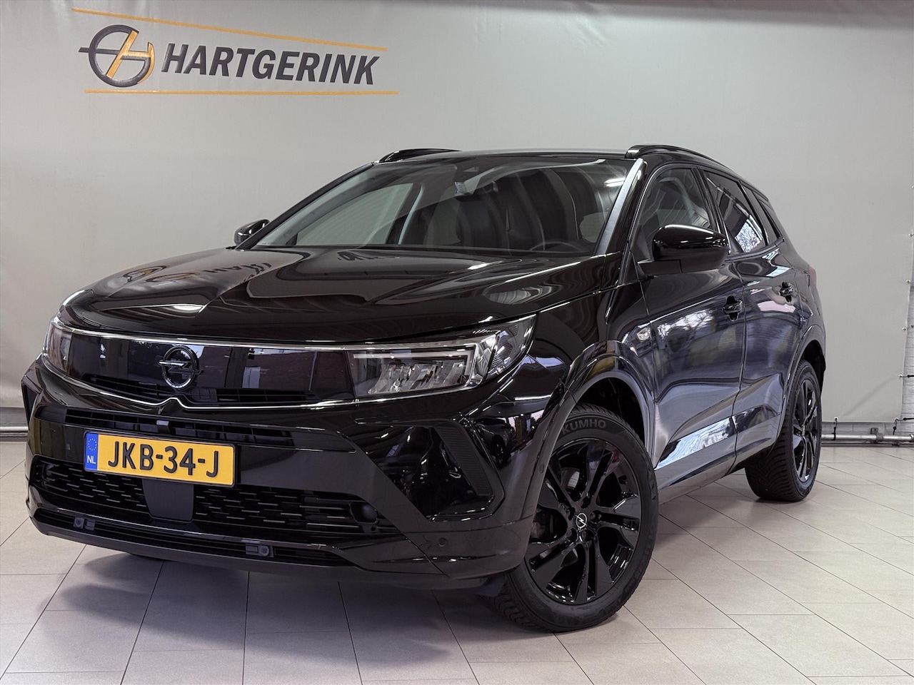 Opel Grandland - 1.2 Turbo 130pk GS Black Edition Automaat* Navi / Cruise / Camera / PDC / Winterpakket - AutoWereld.nl
