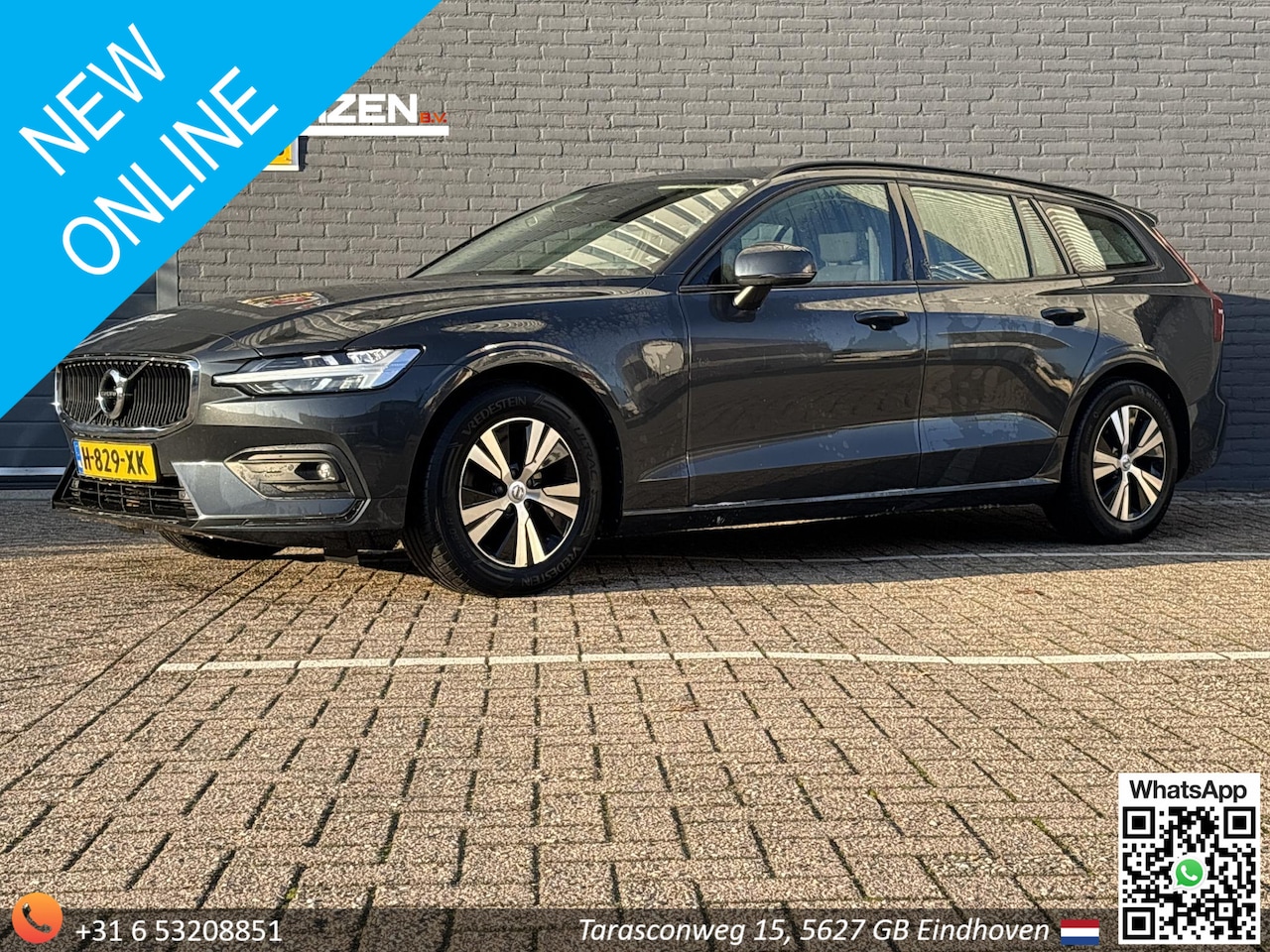Volvo V60 - 2.0 D3 Momentum Aut. | € 9.900,- NETTO! | Climate | Cruise | Navi | Camera | Stoelverwarmi - AutoWereld.nl