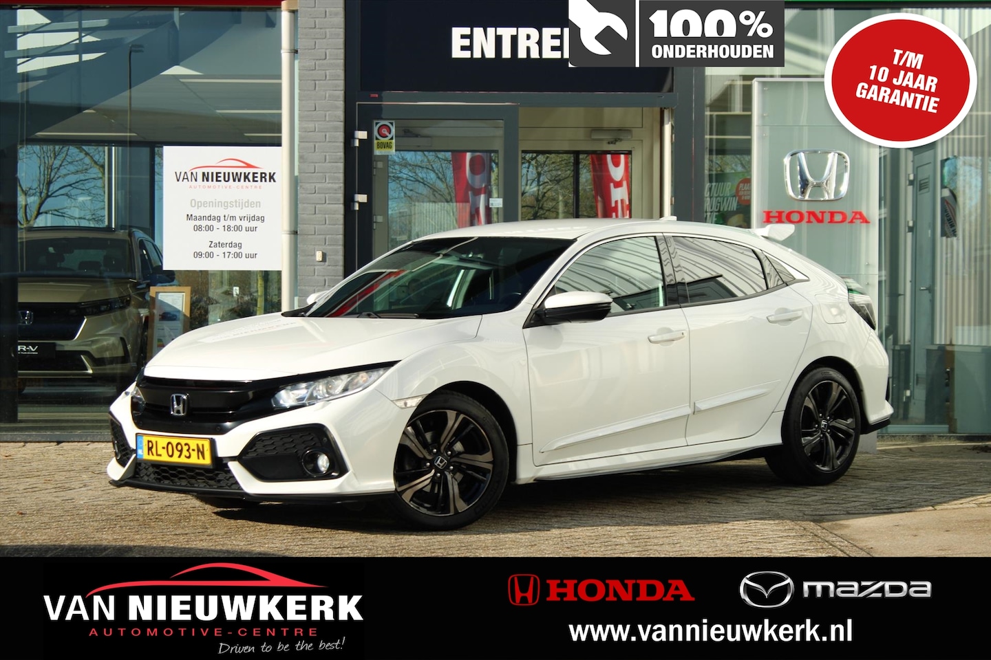 Honda Civic - 1.0 i-VTEC 129pk 5D Elegance | Clima | NL Auto | Carplay | Navigatie | Camera - AutoWereld.nl