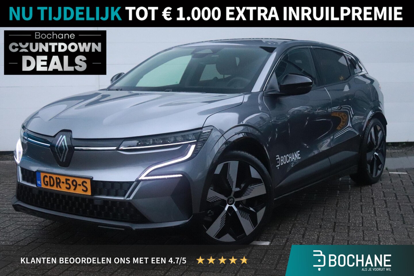 Renault Mégane E-Tech - EV60 Optimum Charge Techno (Hoge Instap) Pack Winter | A. Camera | Adap. Cruise | Navi | N - AutoWereld.nl