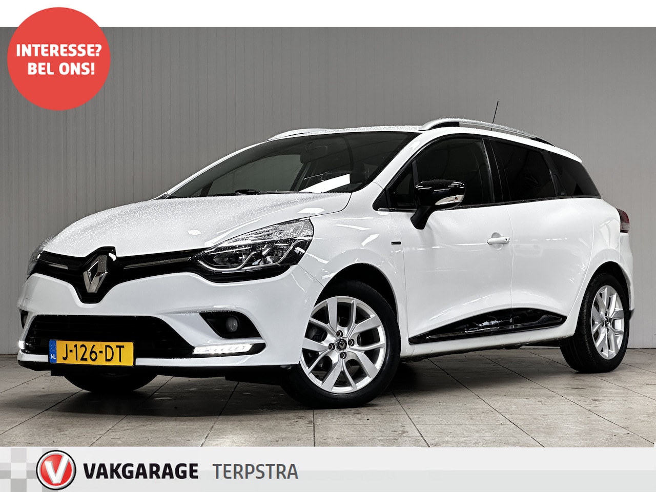 Renault Clio Estate - 0.9 TCe Limited/ 16'' LMV/ Apple + Android/ DAB+/ Keyless/ Navi/ Airco/ Cruise/ Elek. pakk - AutoWereld.nl