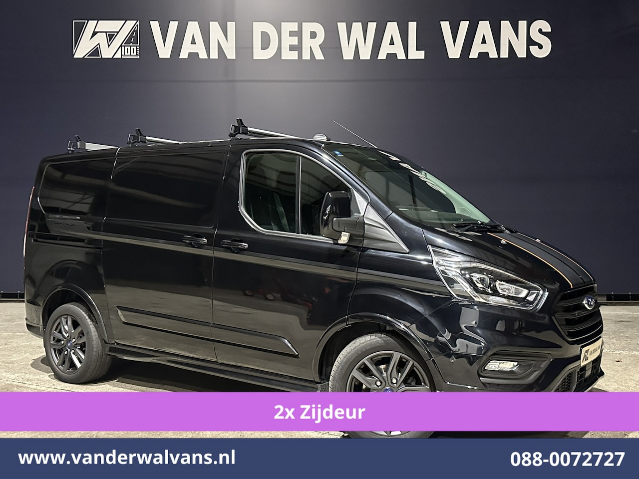 Ford Transit Custom - 2.0 TDCI 185pk L1H1 Sport Euro6 Airco | 2x zijdeur | Xenon | Camera | Navigatie | LM velge - AutoWereld.nl